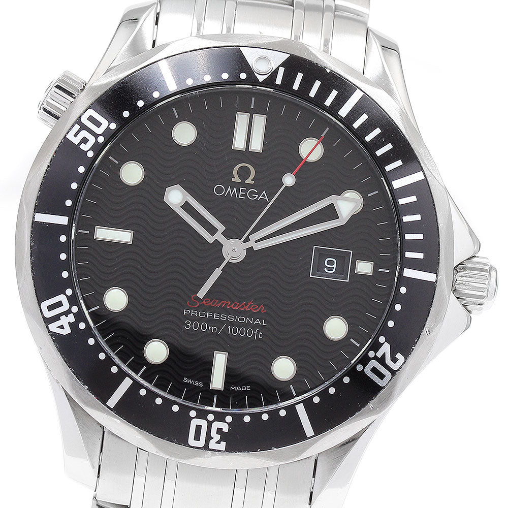 OMEGA 212.30.41.61.01.001 Seamaster 300 Date Quartz Men's Watch with Warranty Card