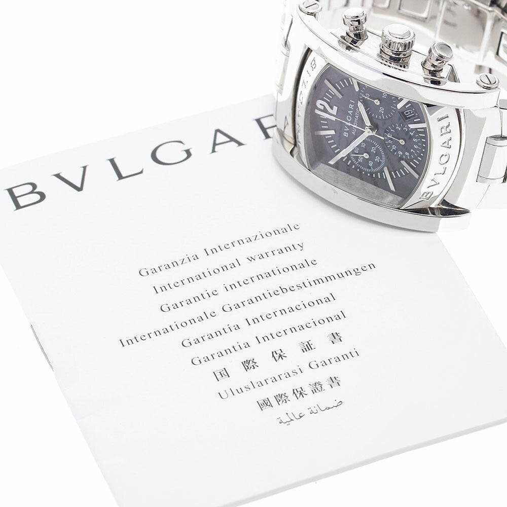 BVLGARI AA44SCH Assioma Chronograph Date Automatic Men's Watch Excellent Condition with Warranty.