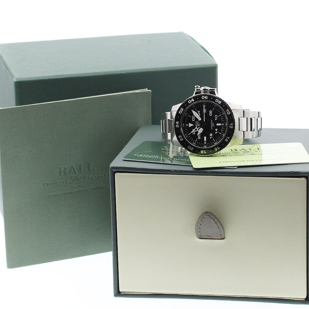 BALLWATCH DG2018C-SC-BK Engineer Hydrocarbon Aero GMT2 Date Automatic Men's Watch Excellent Condition with Box and Warranty.