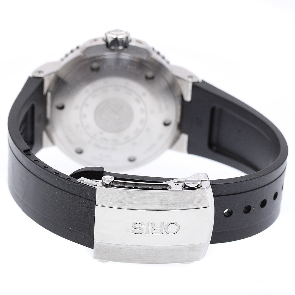 ORIS 01 743 7673 4137-07 8 26 01PEB Aquis Date Automatic Men's Watch Excellent Condition with Warranty Card