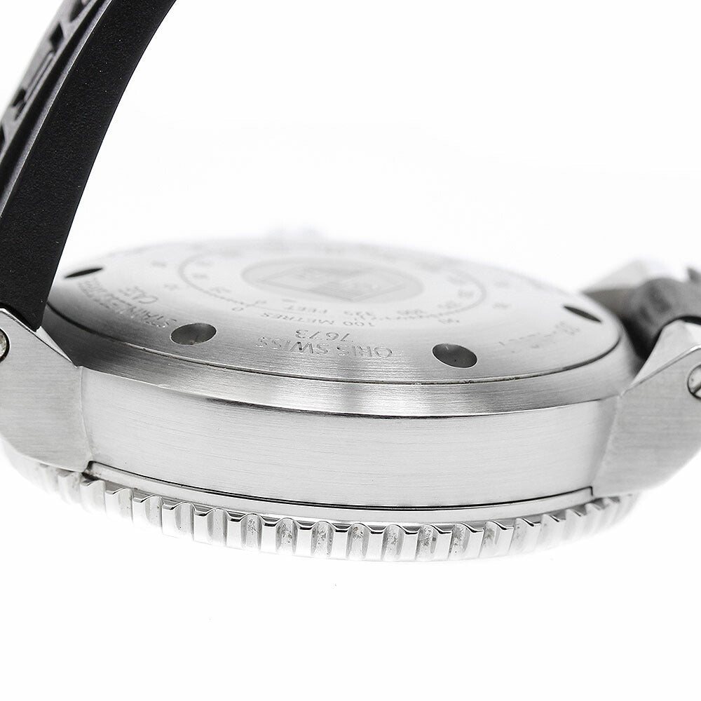 ORIS 01 743 7673 4137-07 8 26 01PEB Aquis Date Automatic Men's Watch Excellent Condition with Warranty Card