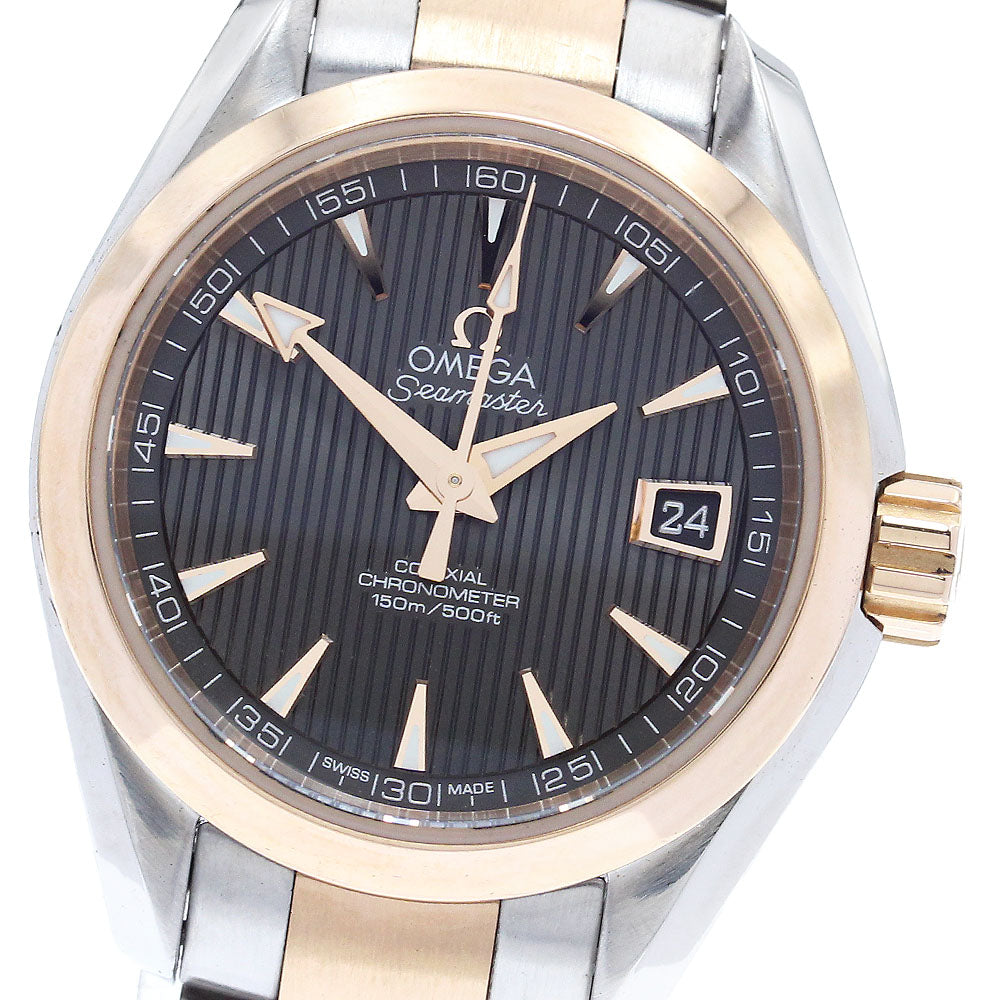 OMEGA 231.20.30.20.06.001 Seamaster Aqua Terra Co-Axial PG Bezel Automatic Women's Watch Excellent Condition with Warranty.