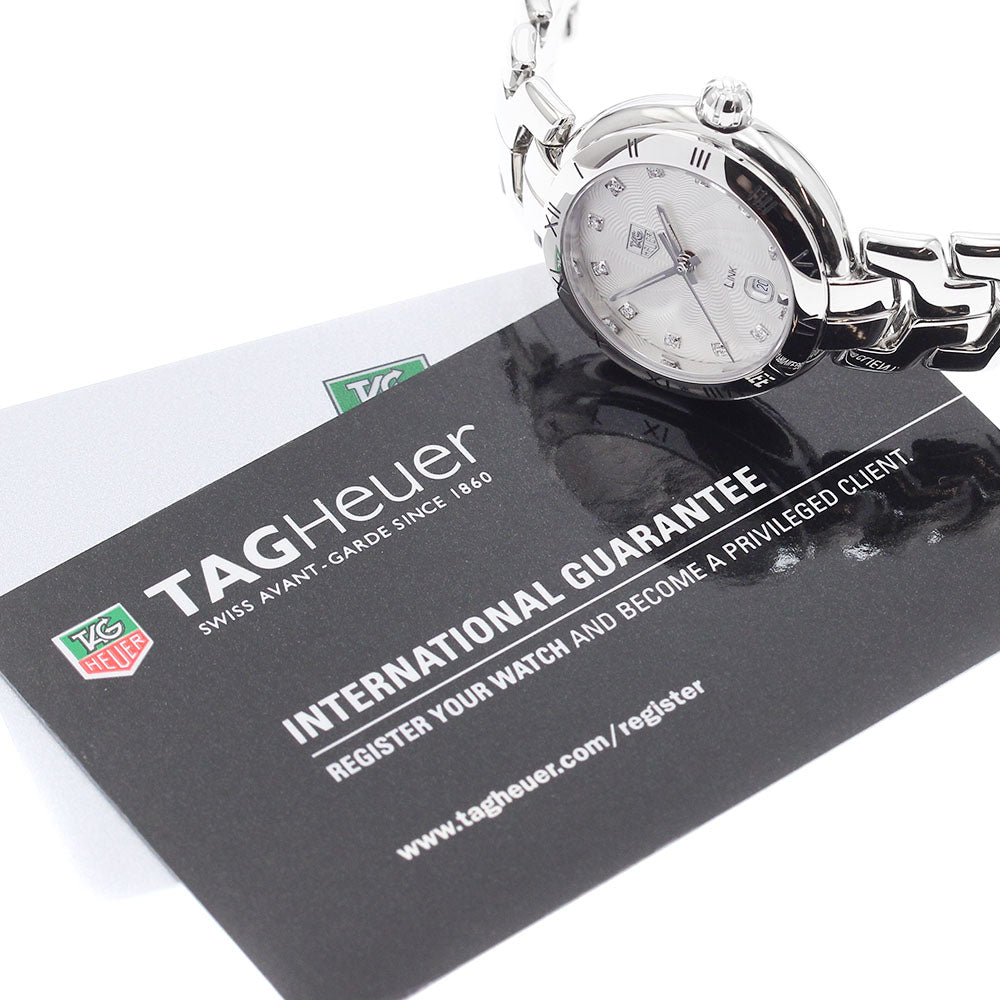 TAG Heuer WAT1411.FC6316 Link 11P Diamond Date Quartz Ladies Watch Excellent Condition with Warranty.