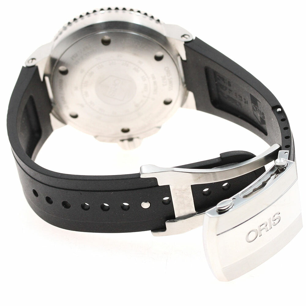 ORIS 01 743 7673 4157-07 8 26 01PEB Aquis Date Automatic Men's Watch Excellent Condition with Warranty.