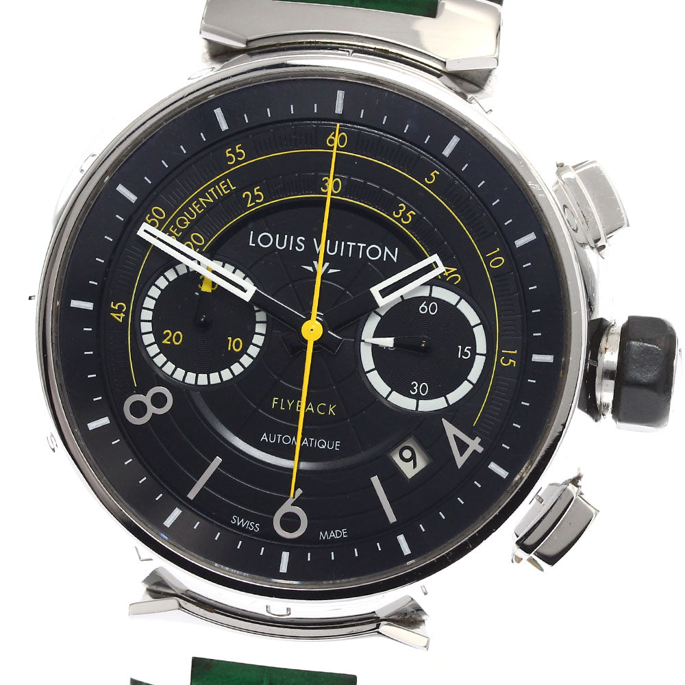 LOUIS VUITTON Q102B Tambour Flyback Chronograph Limited Edition of 888 Pieces Worldwide Automatic Men's Watch