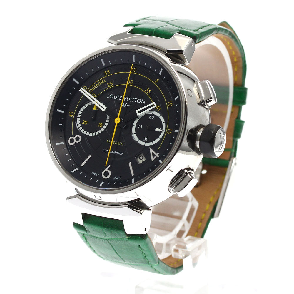 LOUIS VUITTON Q102B Tambour Flyback Chronograph Limited Edition of 888 Pieces Worldwide Automatic Men's Watch