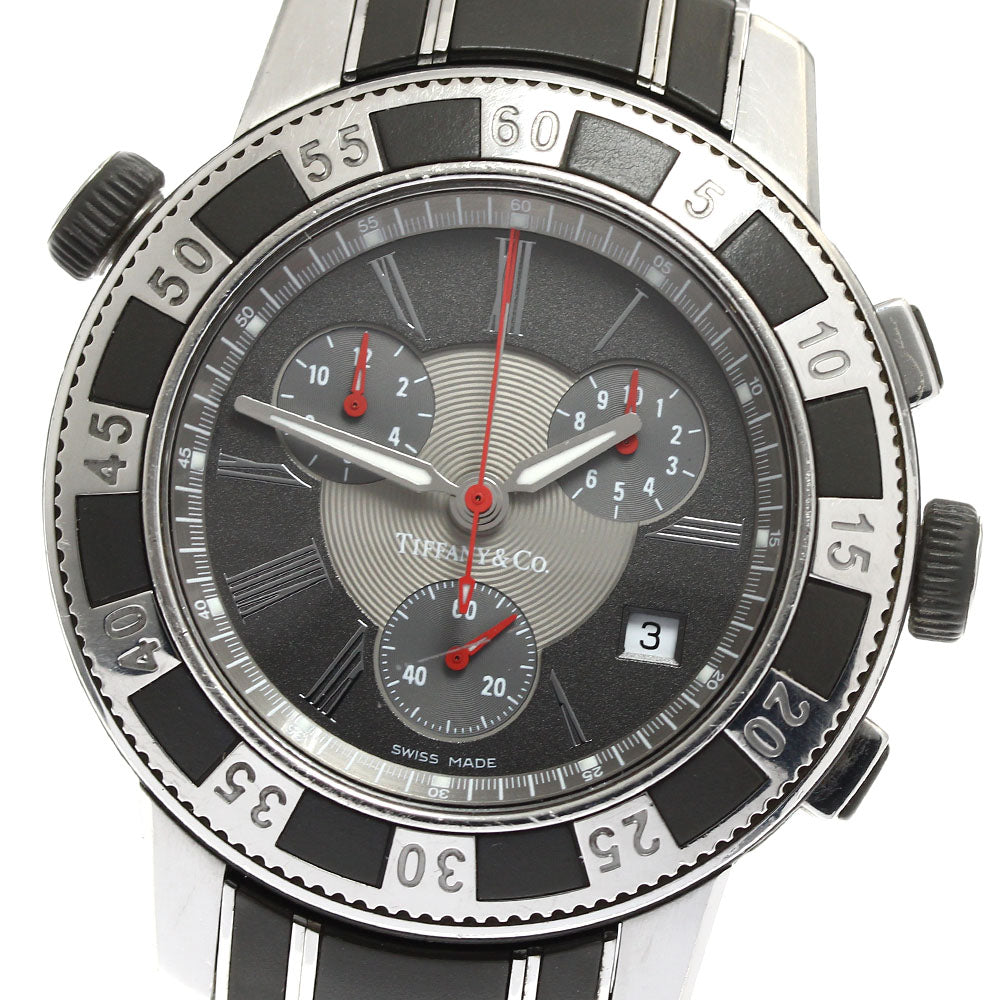 TIFFANY&Co. Mark T-57 Date Chronograph Quartz Men's Watch