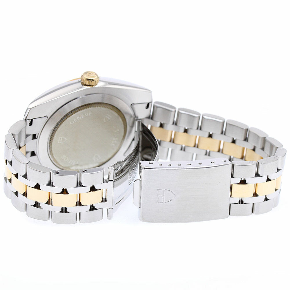 TUDOR 23013 Classic Date-Day 10P Diamond Yellow Gold Combination Automatic Men's Watch