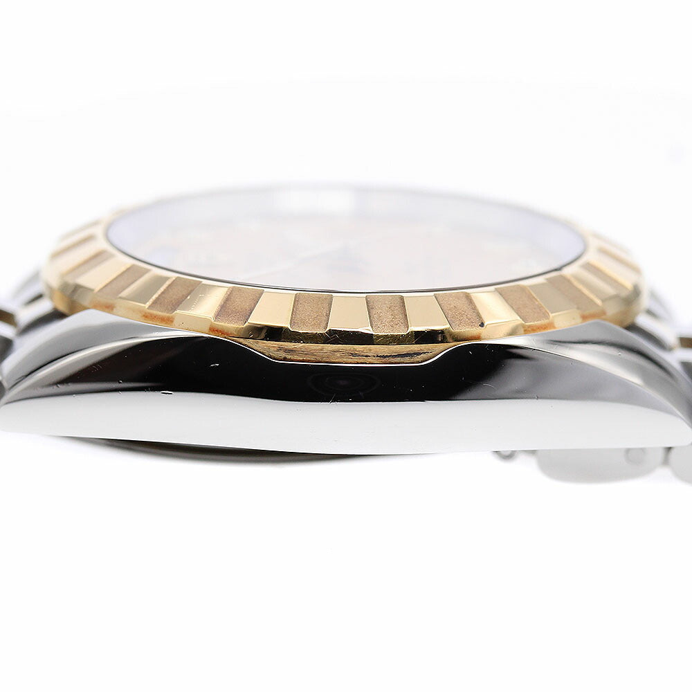 TUDOR 23013 Classic Date-Day 10P Diamond Yellow Gold Combination Automatic Men's Watch