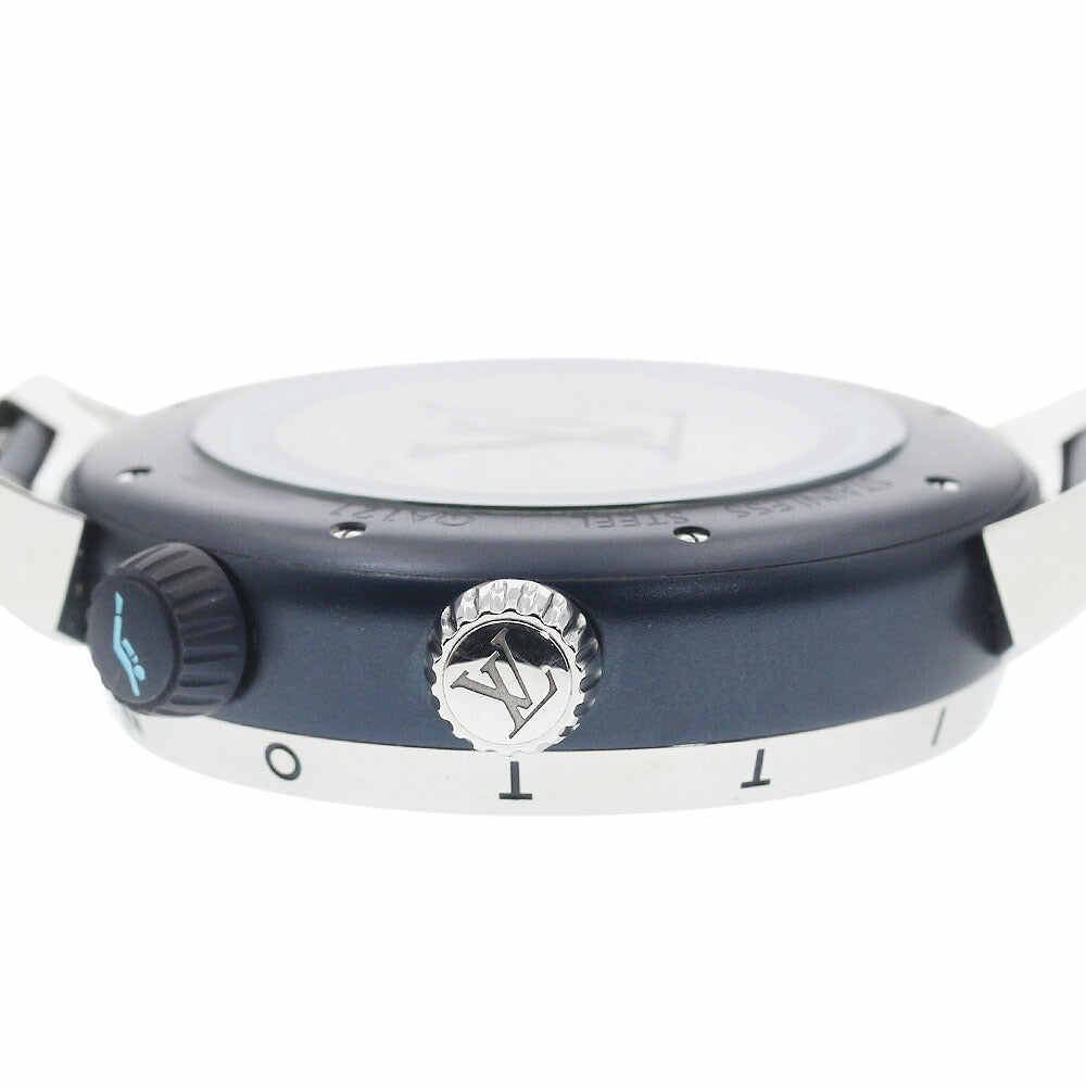 Louis Vuitton QA121 Tambour Street Diver Automatic Men's Watch with Box and Warranty Card