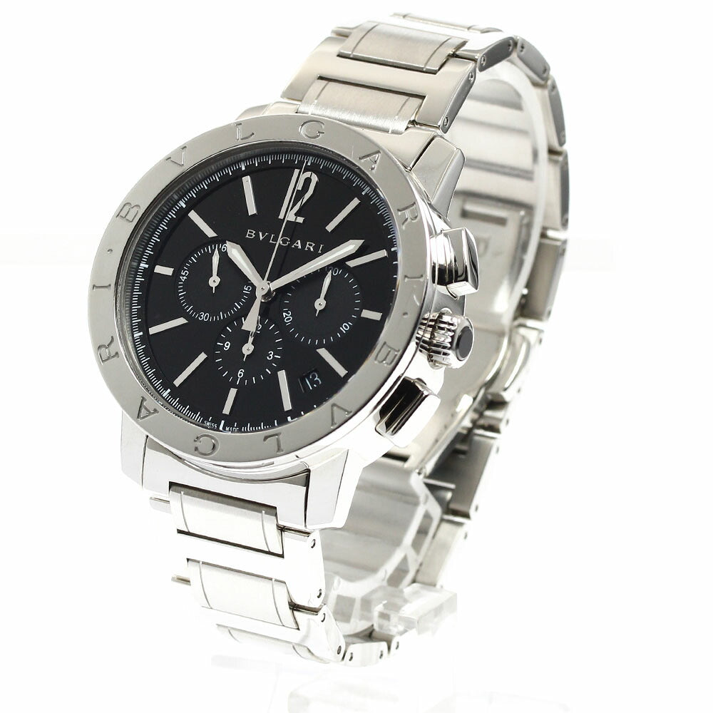 BVLGARI BB41SCH Bulgari Date Chronograph Automatic Men's Watch with Warranty Card