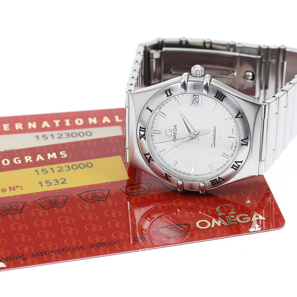 OMEGA 1512.30 Constellation Date Quartz Men's Watch with Warranty Card