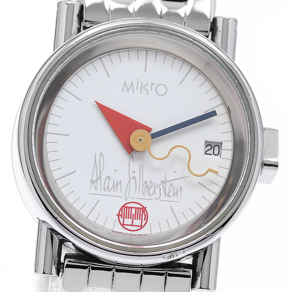 Alain Silberstein Micro Date Automatic Ladies' Watch with Box and Warranty.