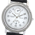 HERMES CL5.710 Clipper GMT Date Automatic Men's Watch Excellent Condition