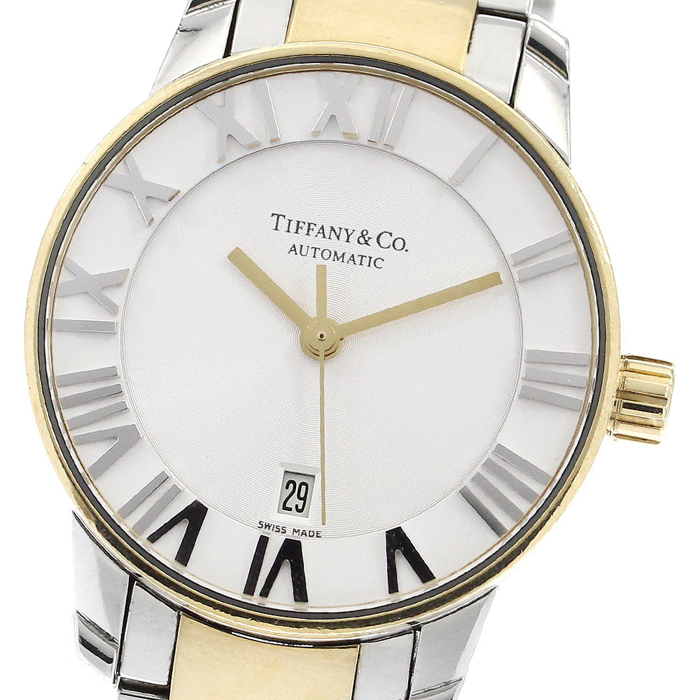 TIFFANY&Co. Z1830.68.15A21A00A Atlas Dome Date Automatic Ladies' Watch with Warranty Card