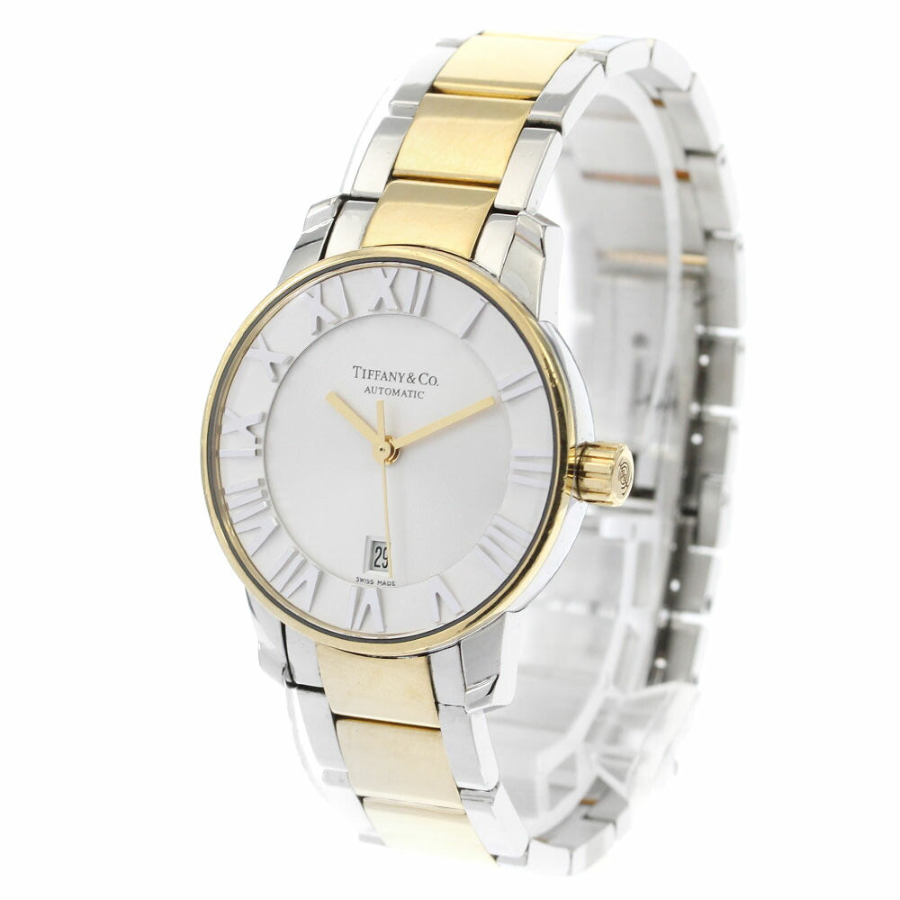 TIFFANY&Co. Z1830.68.15A21A00A Atlas Dome Date Automatic Ladies' Watch with Warranty Card