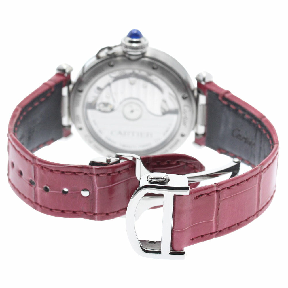 CARTIER WSPA0012 Pasha de Automatic Boys' Watch with inner box and warranty.