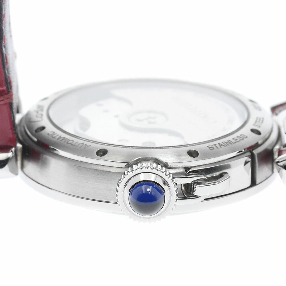 CARTIER WSPA0012 Pasha de Automatic Boys' Watch with inner box and warranty.