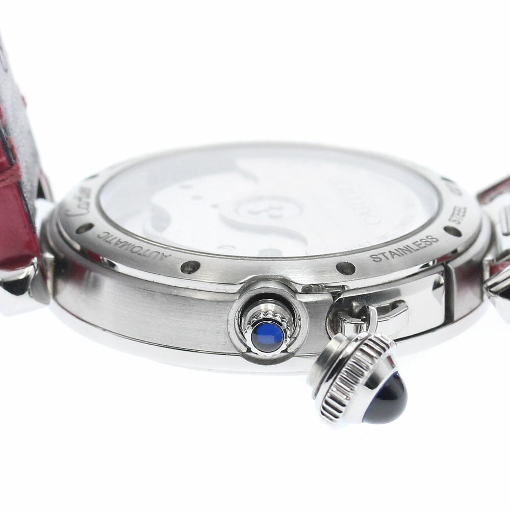 CARTIER WSPA0012 Pasha de Automatic Boys' Watch with inner box and warranty.