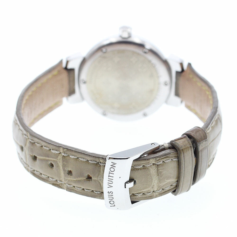 LOUIS VUITTON Q1211 Tambour Date Quartz Ladies Watch (with box and warranty)