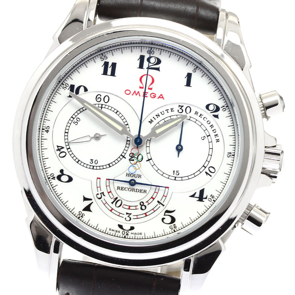 OMEGA 422.13.41.50.04.001 De Ville Olympic Timeless Collection Automatic Men's Watch Excellent Condition with Box and Warranty Card