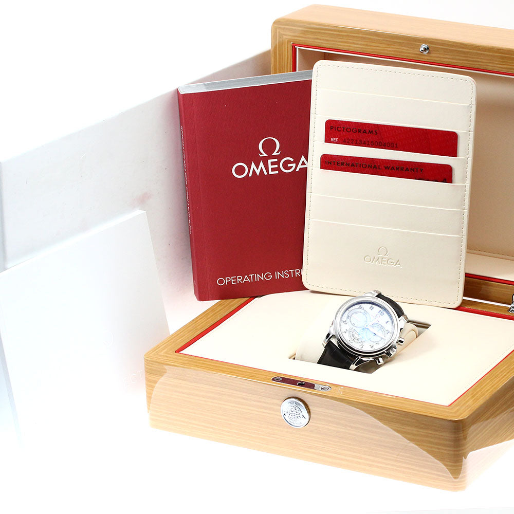OMEGA 422.13.41.50.04.001 De Ville Olympic Timeless Collection Automatic Men's Watch Excellent Condition with Box and Warranty Card