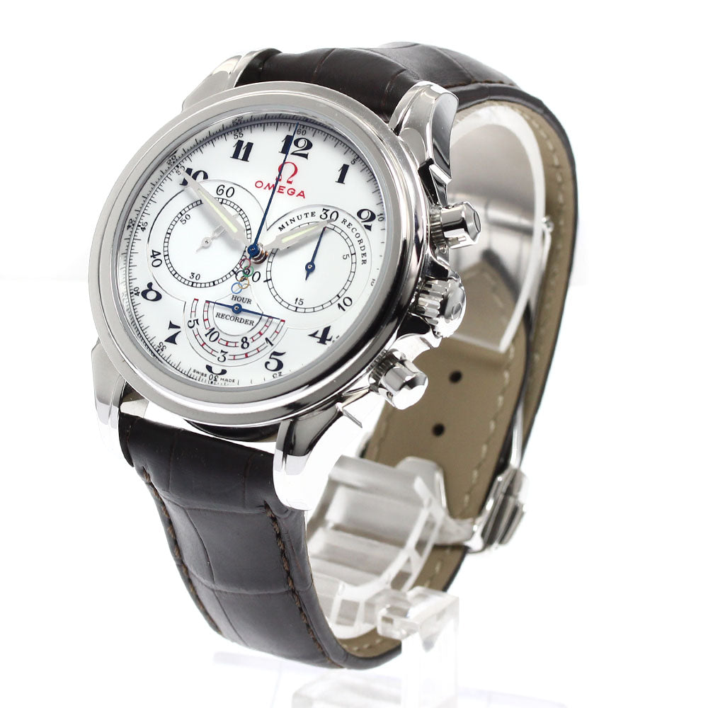OMEGA 422.13.41.50.04.001 De Ville Olympic Timeless Collection Automatic Men's Watch Excellent Condition with Box and Warranty Card