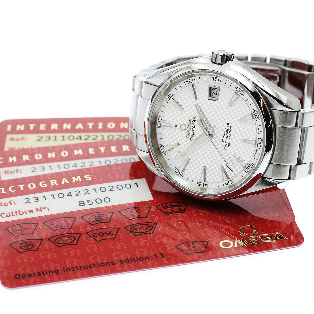 OMEGA 231.10.42.21.02.001 Seamaster Aqua Terra 150M Date Co-Axial Automatic Men's Watch with Warranty