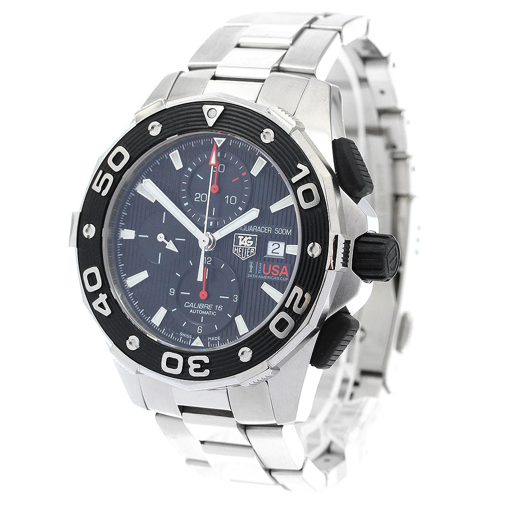 TAG Heuer CAJ2111 Aquaracer 500M America's Cup Caliber 16 Chronograph Date Automatic Men's Watch