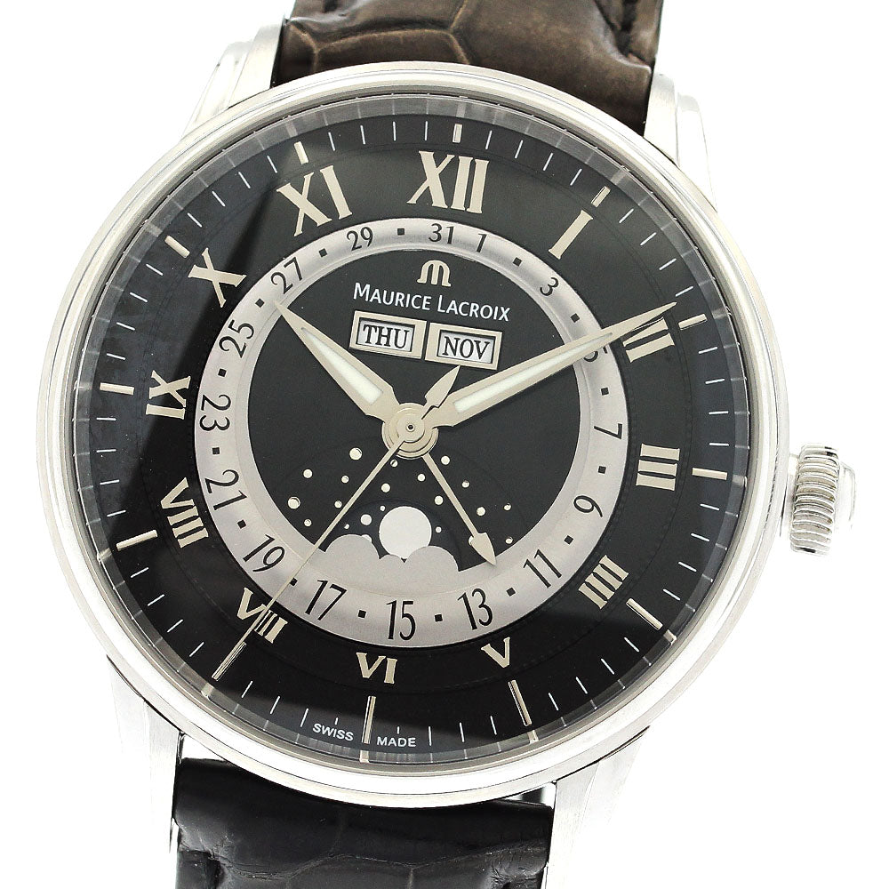 Maurice Lacroix MP6428 Masterpiece Automatic Men's Watch with Skeleton Caseback - Excellent Condition