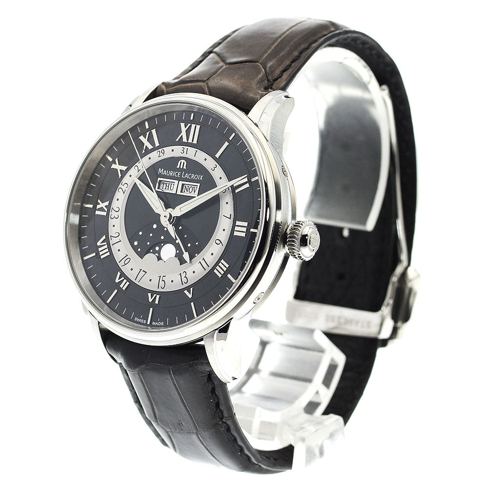 Maurice Lacroix MP6428 Masterpiece Automatic Men's Watch with Skeleton Caseback - Excellent Condition
