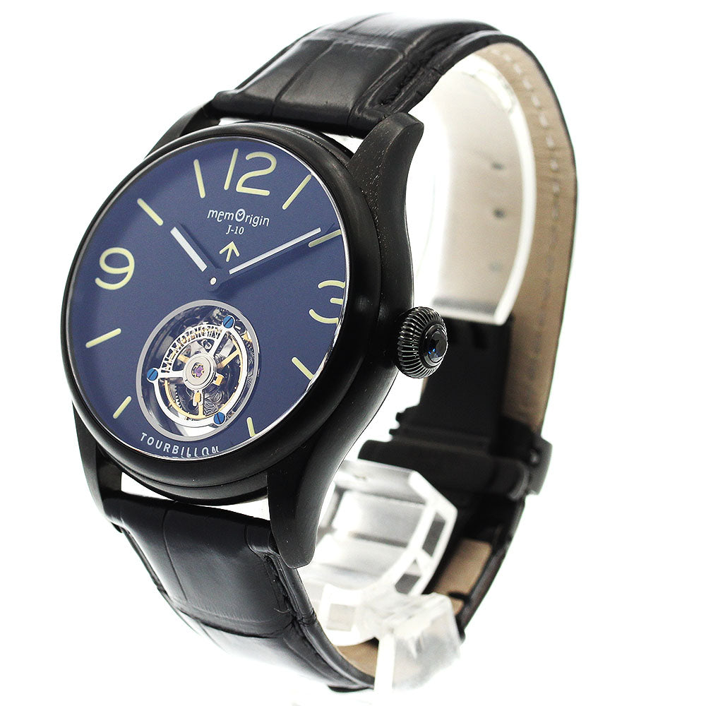 MEMORIGIN MO1001G Navigator Tourbillon Skeleton Caseback Manual Winding Men's Watch Excellent Condition