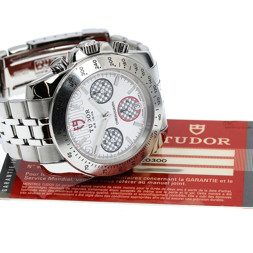 TUDOR 20300 Sport Chronograph Date Automatic Men's Watch with Warranty