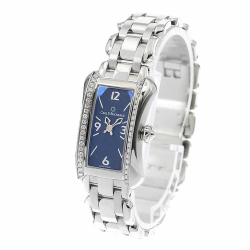 CARL F.BUCHERER 10703.08 Alacria Diamond Bezel Quartz Ladies Watch - Excellent Condition