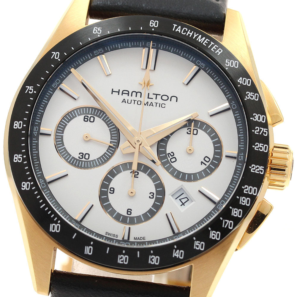 HAMILTON H366260 Jazzmaster Performer Chronograph Date Automatic Men's Watch (with box)