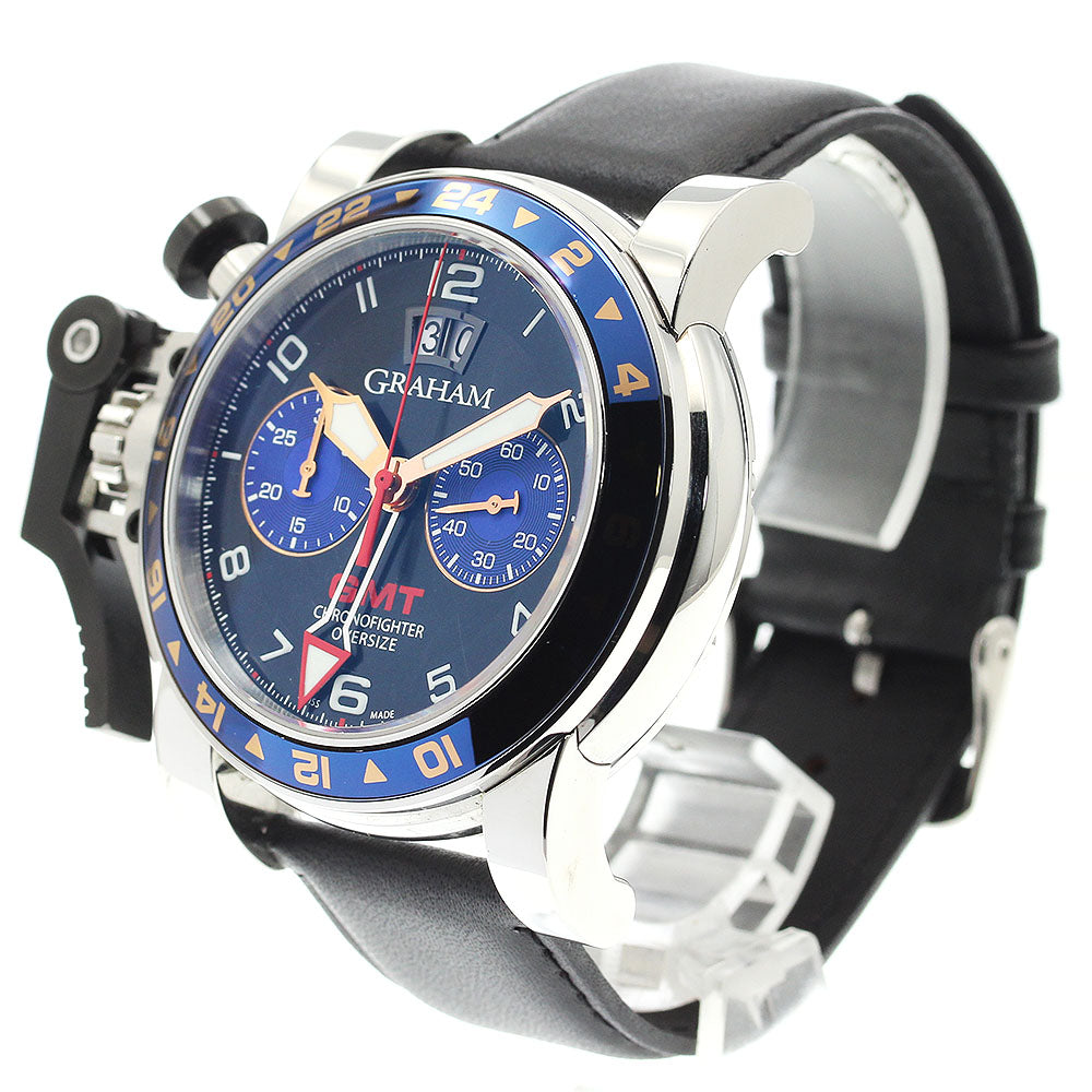 GRAHAM 2OVGS.B26A Chronofighter Oversize GMT Date Automatic Men's Watch with Warranty