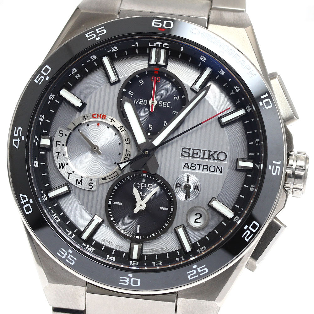 SEIKO SBXC153/55X83-0AA0-1 Astron Nextar GPS Solar Radio Controlled Men's Watch (Excellent Condition)