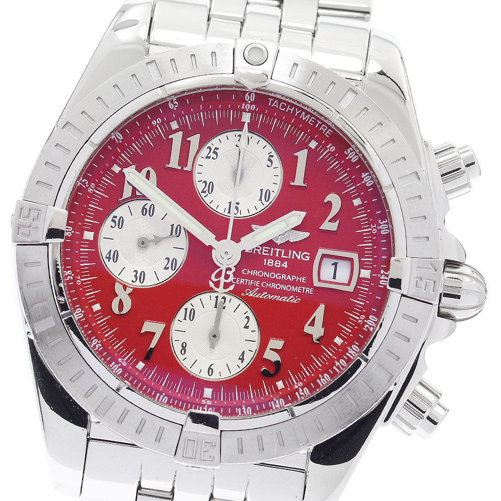BREITLING A13356 Chronomat Evolution Date Automatic Men's Watch with Warranty