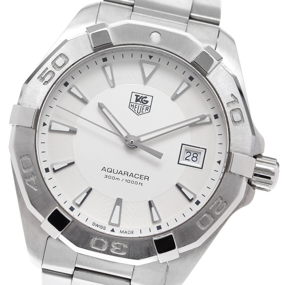 TAG Heuer Way1111 Aquaracer Date Quartz Men's Watch Excellent Condition with Warranty.