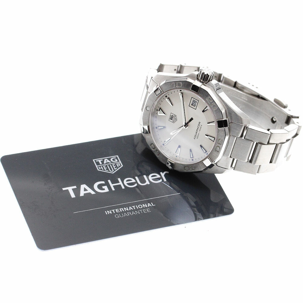TAG Heuer Way1111 Aquaracer Date Quartz Men's Watch Excellent Condition with Warranty.