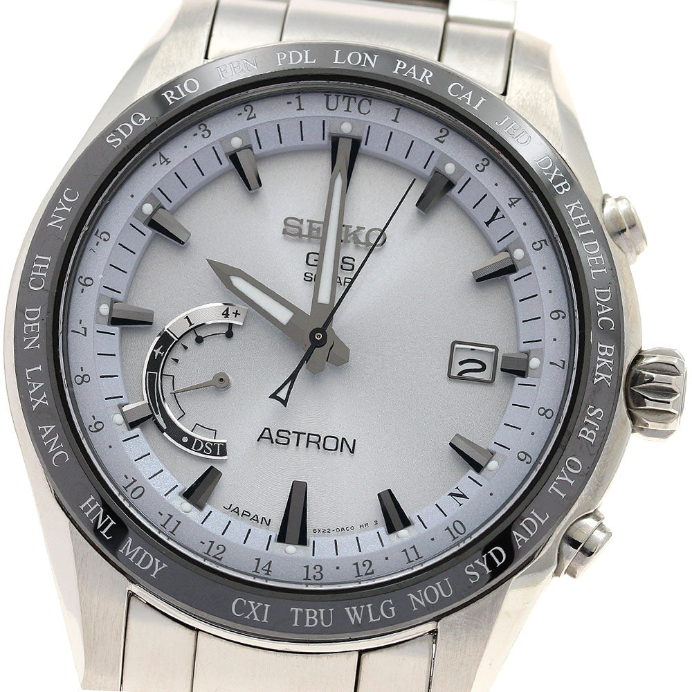 SEIKO SBXB093/8X22-0AG0-2 Astron Date Solar Radio Controlled Men's Watch Excellent Condition with Warranty.
