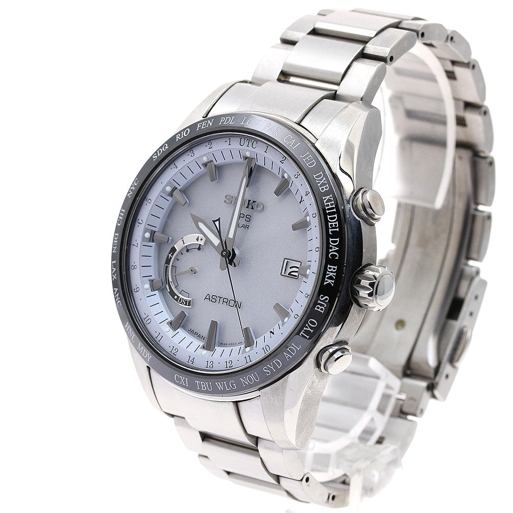 SEIKO SBXB093/8X22-0AG0-2 Astron Date Solar Radio Controlled Men's Watch Excellent Condition with Warranty.