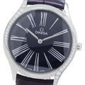 OMEGA 428.17.39.60.01.001 De Ville Tresor Side Diamond Quartz Ladies Watch (Good Condition)