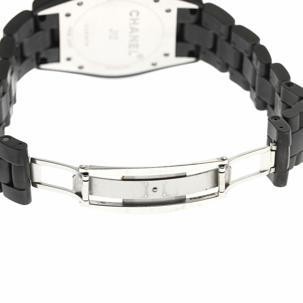 CHANEL H3131 J12 Matte Black Ceramic 42mm Automatic Men's Watch with Warranty Card
