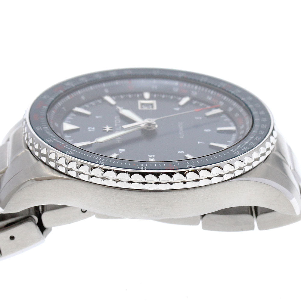 HAMILTON H76645140 Khaki Aviation Converter Automatic Men's Watch Excellent Condition with Warranty Card