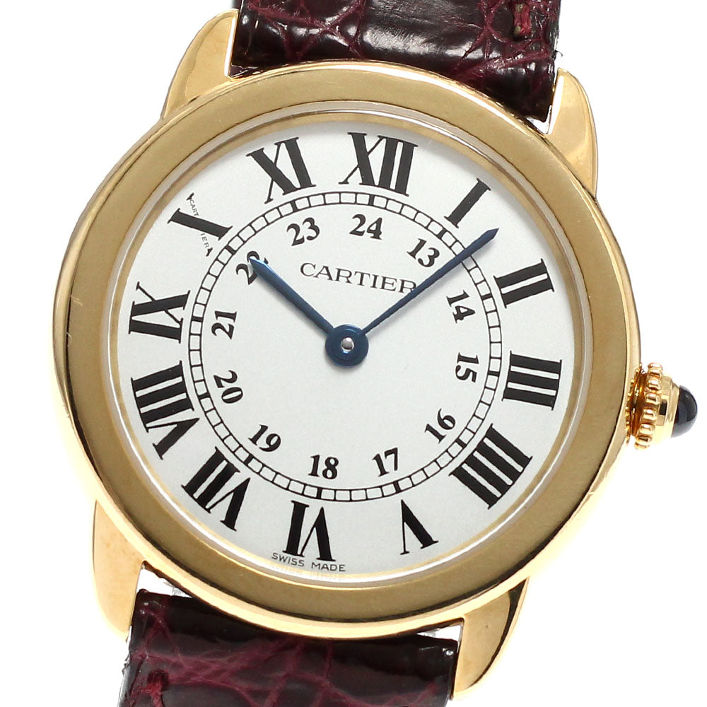 CARTIER W6700355 Ronde Solo SM K18YG Quartz Women's Watch