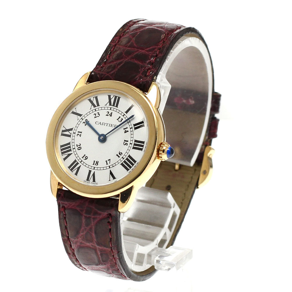CARTIER W6700355 Ronde Solo SM K18YG Quartz Women's Watch