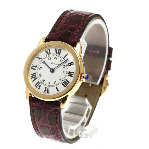 CARTIER W6700355 Ronde Solo SM K18YG Quartz Women's Watch