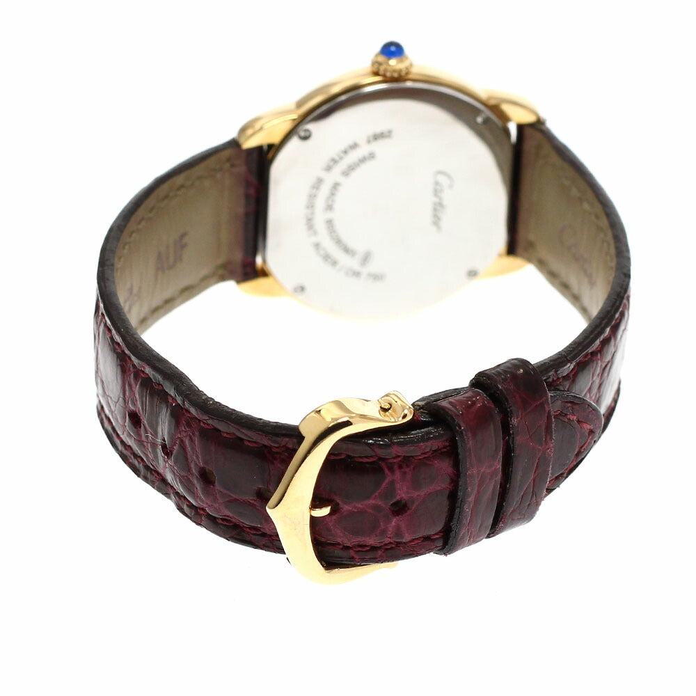 CARTIER W6700355 Ronde Solo SM K18YG Quartz Women's Watch
