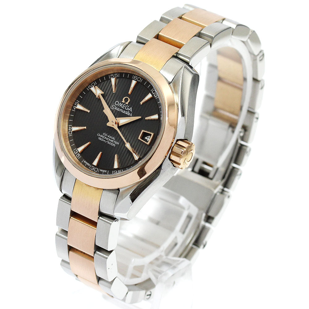 OMEGA 231.20.30.20.06.001 Seamaster Aqua Terra Co-Axial PG Bezel Automatic Women's Watch with Warranty